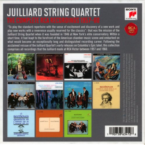 Juilliard String Quartet The Complete Rca Recordings 1957 60 2019 11cd Box Set