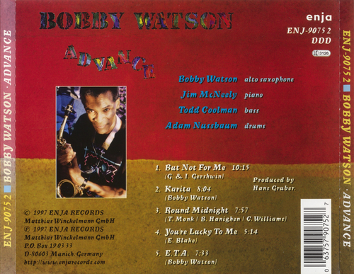 Bobby Watson - Advance (1984)