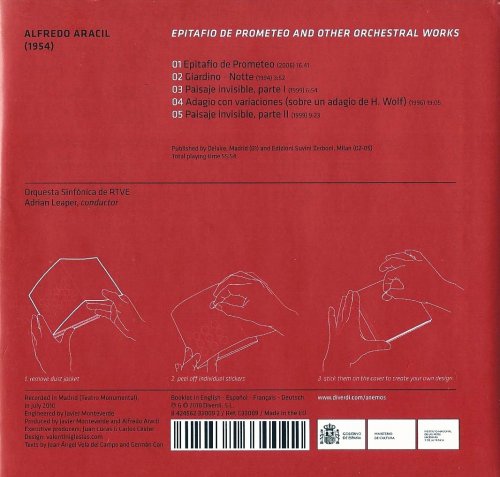 Orquesta Sinfónica de RTVE, Adrian Leaper - Alfredo Aracil: Epitafio De Promoteo And Other Orchestral Works (2010) CD-Rip