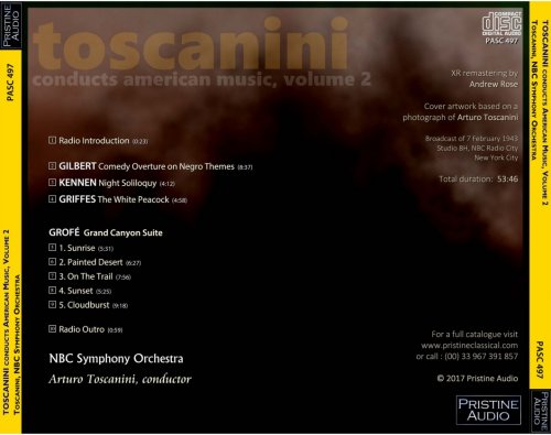 Arturo Toscanini - Toscanini conduct American Music Vol. 2 (1943) [2017] Hi-Res