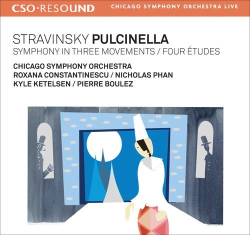 Pierre Boulez - Stravinsky: Pulcinella, Symphony in three movements, Four etudes (2010)