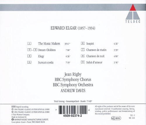 Andrew Davis - Elgar: The Music Makers (1994) CD-Rip