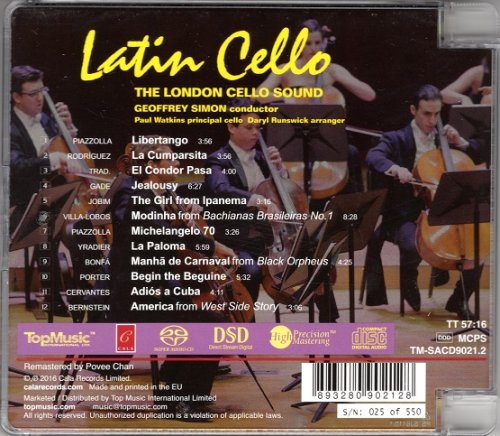 Geoffrey Simon - Latin Cello (2016) [SACD]