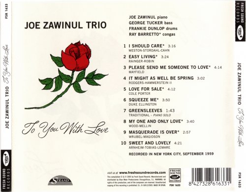 Joe Zawinul - To You with Love (1959)