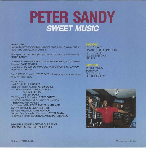 Peter Sandy - Sweet Music (1986) LP