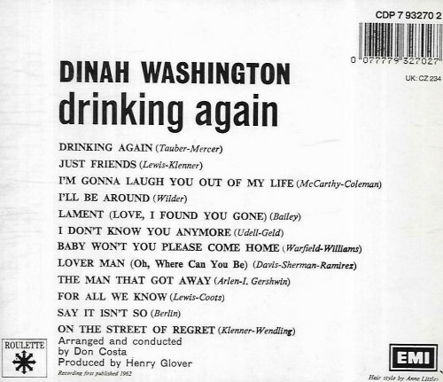 Dinah Washington - Drinking Again (1989)