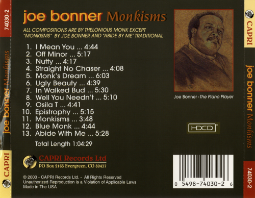 Joe Bonner - Monkisms (2000)