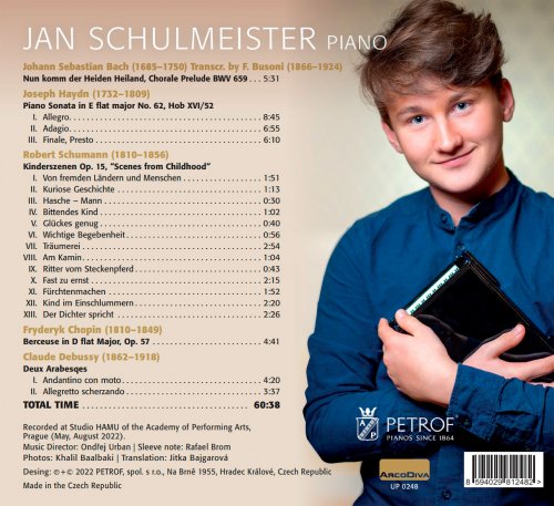 Jan Schulmeister - Piano: Bach / Haydn / Schumann / Chopin / Debussy (2023)