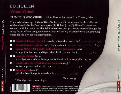 Bo Holten, Flemish Radio Choir - Bo Holten: Venus' Wheel (2012) CD-Rip