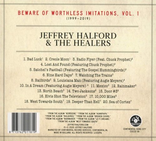 Jeffrey Halford and the Healers - Beware of Worthless Imitations Volume 1 (2022)