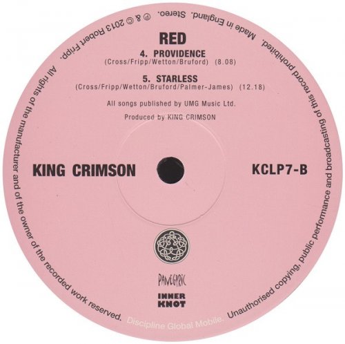 King Crimson - Red (2013, Reissue) LP