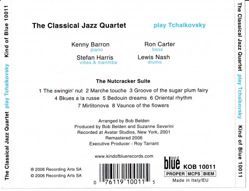 The Classical Jazz Quartet - The Classical Jazz Quartet Play Tchaikovsky (2001) CD-Rip