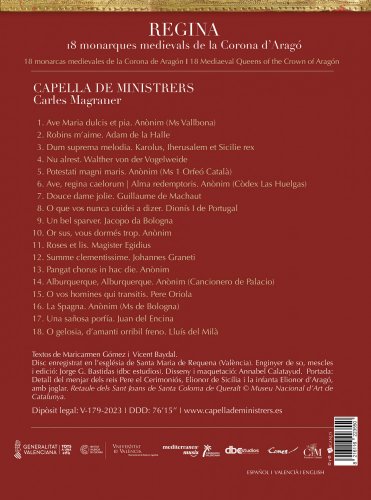 Capella De Ministrers - Regina (2023)