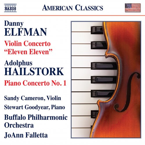 Sandy Cameron, Stewart Goodyear, Buffalo Philharmonic Orchestra, JoAnn Falletta - Elfman: Violin Concerto, 'Eleven Eleven' - Hailstork: Piano Concerto No. 1 (2023) [Hi-Res]
