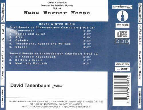 David Tanenbaum - Hans Werner Henze: Royal Winter Music (2005) CD-Rip