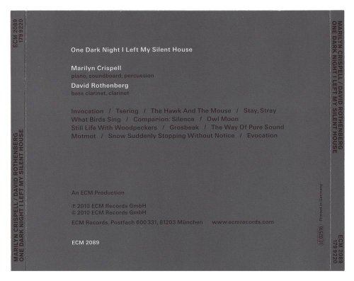 Marilyn Crispell & David Rothenberg - One Dark Night I Left My Silent House (2010) CD-Rip