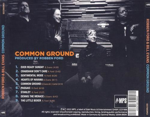 Bill Evans & Robben Ford - Common Ground (2022) CD Rip