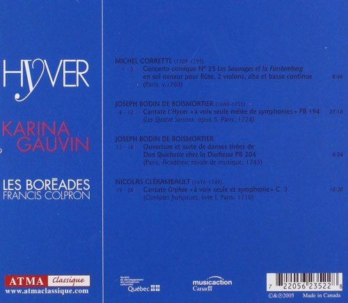 Karina Gauvin, Les Boréades de Montréal - Hyver (2005) CD-Rip