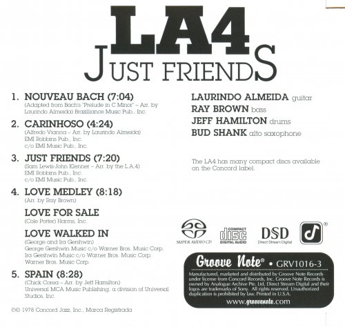 L.A. 4 - Just Friends (1978) [2003 SACD]