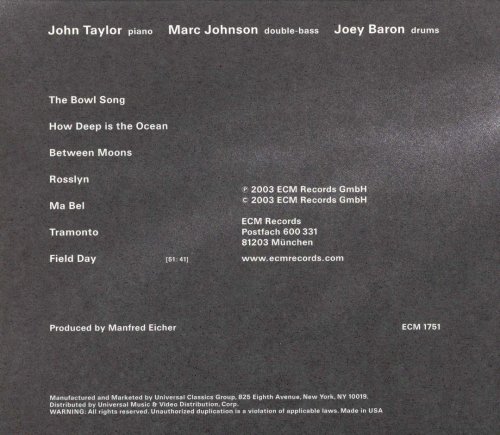 John Taylor, Marc Johnson, Joey Baron - Rosslyn (2003) CD-Rip