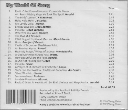 Harry Bradford - My World of Song (2009)