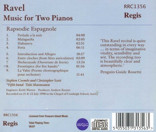 Stephen Coombs, Christopher Scott - Ravel: Music for two pianos (2010)