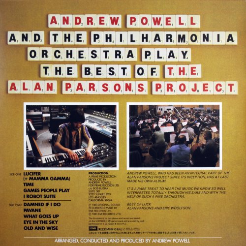 The Andrew Powell And Philharmonia Orchestra - Play The Best Of The Alan Parsons Project (1983) LP