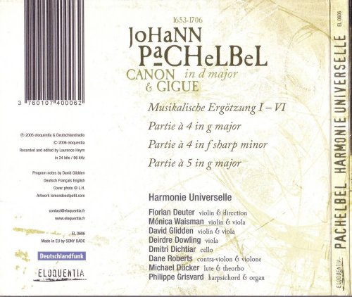 Harmonie Universelle - Pachelbel: Canon & Gigue (2006) CD-Rip