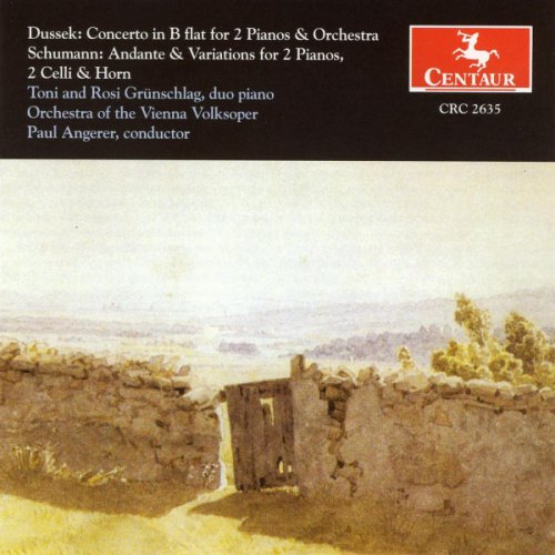 Toni Grunschlag, Rosi Grunschlag, Paul Angerer & Vienna Volksoper Orchestra - Dussek: Concerto for 2 Pianos in B flat major (2004)