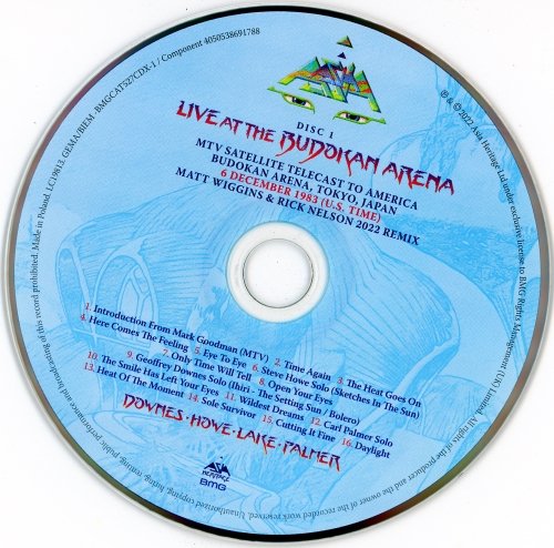 Asia - Asia in Asia: Live at The Budokan, Tokyo, 1983 (Deluxe Edition, 2022)