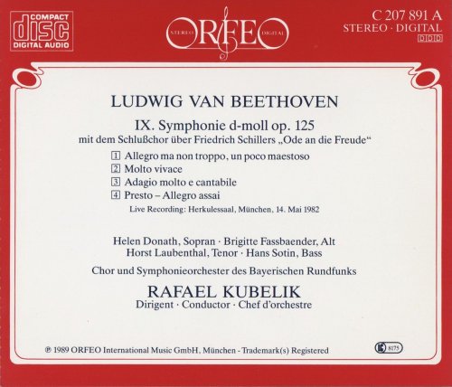 Rafael Kubelik - Beethoven: Symphony No. 9 (1989)