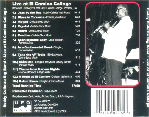 The Buddy Collette Big Band - Live At El Camino College (2006)