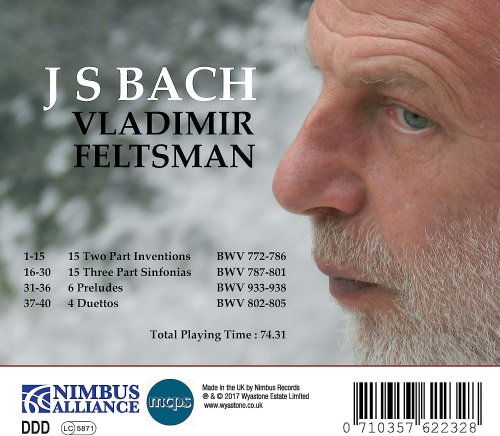 Vladimir Feltsman - J.S. Bach: Works for Solo Piano (2017)