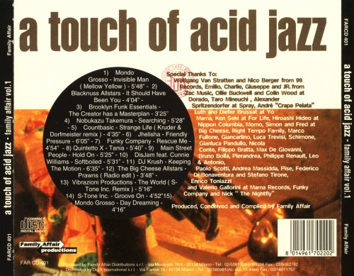 VA - A Touch Of Acid Jazz - Family Affair Vol. 1 (1996) [CD-Rip]