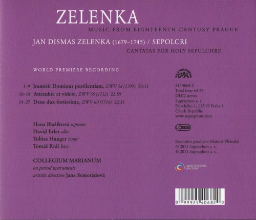 Jana Semerádová - Zelenka: Cantatas for Holy Sepulchre (2011)