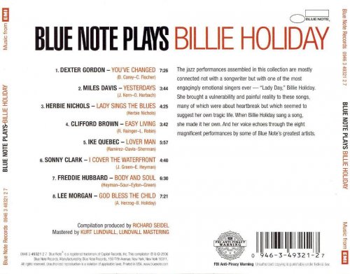 VA - Blue Note Plays Billie Holiday (2006) CD-Rip