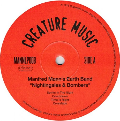 Manfred Mann's Earth Band - Nightingales and Bombers (Rem 2015) LP