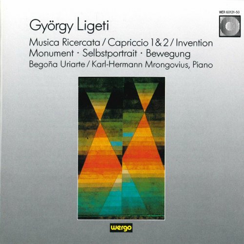 Karl-Hermann Mrongovius - György Ligeti: Musica Ricercata / Capriccio 1 & 2 / Invention / Monument, Selbstportrait, Bewegung (2023)