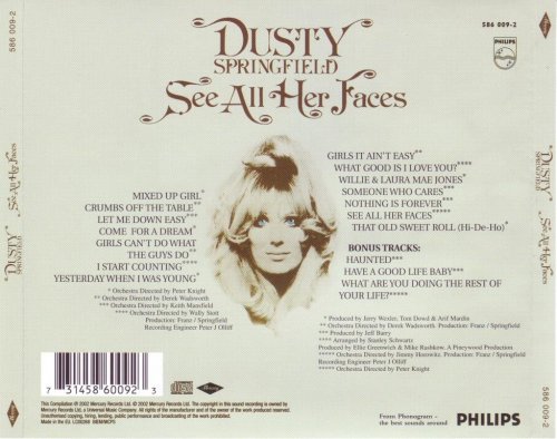 Dusty Springfield - See All Her Faces (1972) [2002]