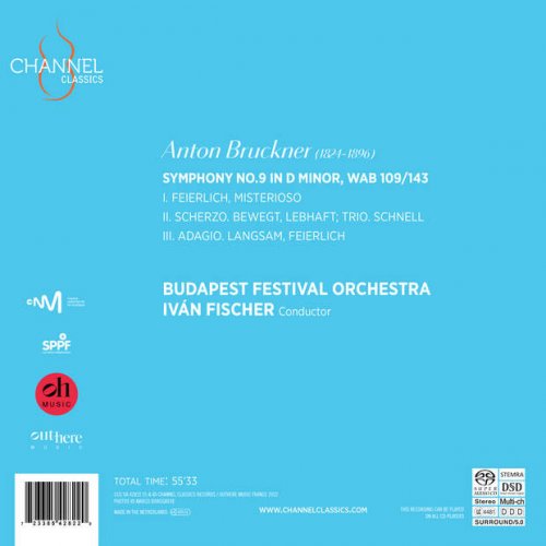 Iván Fischer & Budapest Festival Orchestra - Bruckner: Symphony No. 9 (1894 Version) (2022) [SACD]