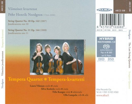 Tempera Quartet - Pehr Henrik Nordgren: The Last Quartets (2010) CD-Rip