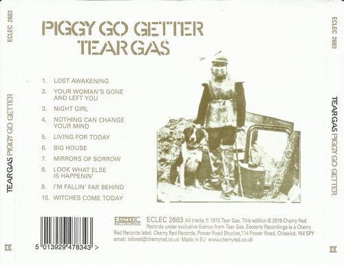 Tear Gas - Piggy Go Getter (1970) [2019]