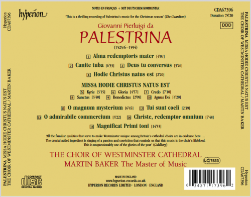 Martin Baker - Palestrina: Music for Advent & Christmas (2003)