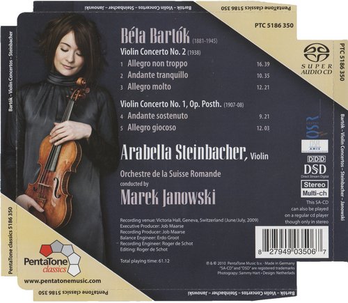 Arabella Steinbacher - Bela Bartok: The 2 Violin Concertos (2010) CD-Rip