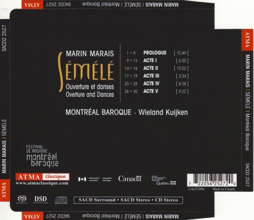 Montreal Baroque - Marin Marais: Semele: Ouverture et Danses (2007) CD-Rip