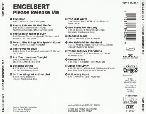 Engelbert Humperdinck - Please Release Me (1994)