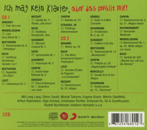 VA - Ich mag kein Klavier, aber das gefällt mir! (2012)