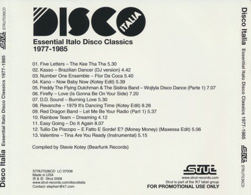 VA - Disco Italia (Essential Italo Disco Classics 1977-1985) (2008) [CD-Rip]