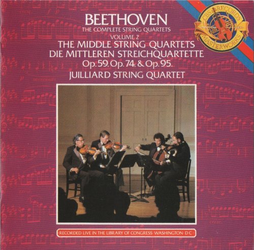 Juilliard String Quartet - Beethoven: Complete String Quartets Volume 1, 2. 3 (1982)