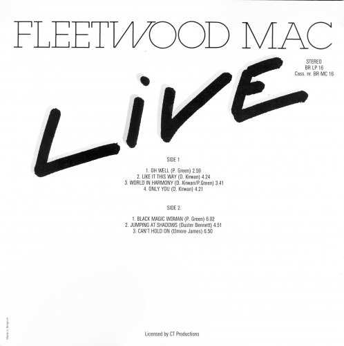 Fleetwood Mac - Live (1985) LP